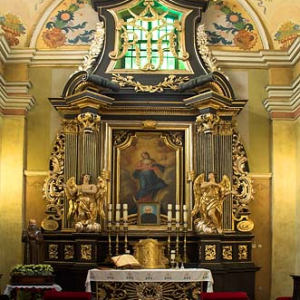 Wnętrze kościoła w Kalwarii Zebrzydowskiej